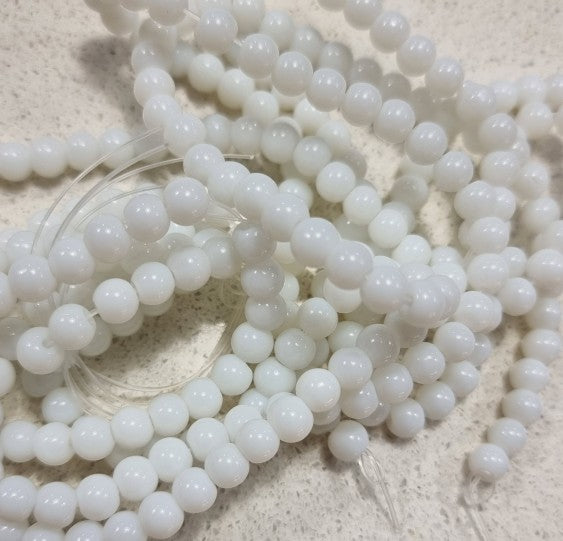 2MM, 3MM, 4MM, 6MM GLASS BEADS - PER STRAND – The Bead Lady