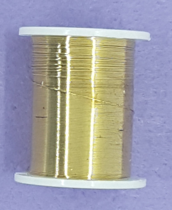 WIRE - COPPER CORE - 28G (0.3MM) GOLDEN COLOUR