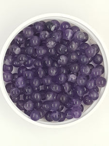 6MM NATURAL AMETHYST BEADS