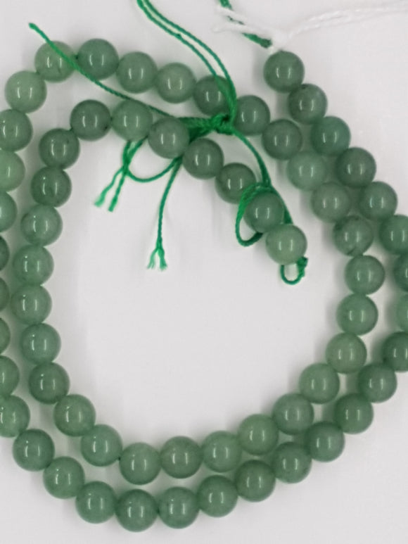 Light green jade beads necklace