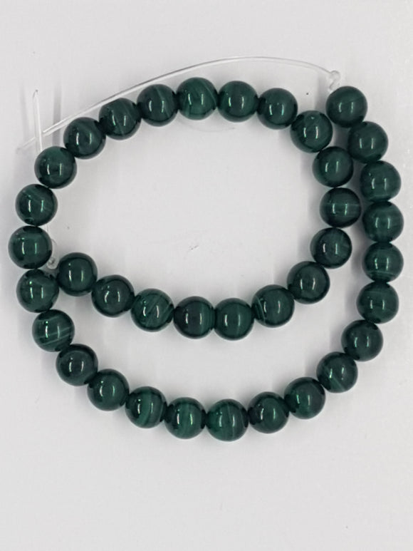 5MM NATURAL MALACHITE BEADS