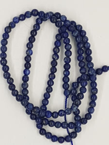 3MM NATURAL LAPIS LAZULI BEADS