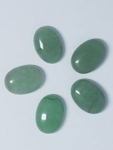 CABOCHONS 14X10MM OVAL NATURAL AVENTURINE