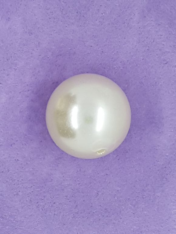 28-30MM ACRYLIC PEARLS - IVORY WHITE