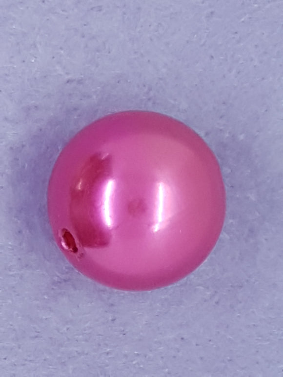 22MM ACRYLIC PEARLS - DARK PINK