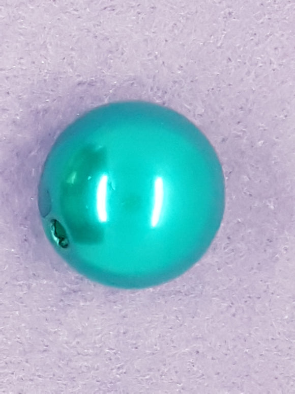 22MM ACRYLIC PEARLS - TURQUOISE