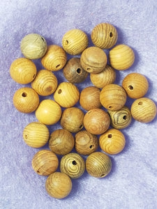 8MM NATURAL WOODEN ROUND SANDALWOOD BEADS
