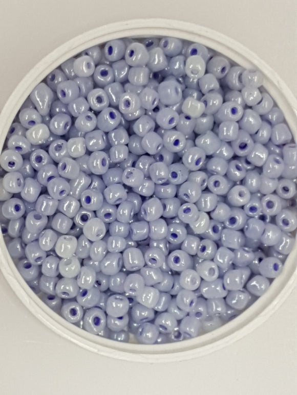 6/0 CHINESE ROUND SEED BEADS - CEYLON - LILAC