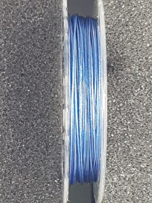 TIGER TAIL - 0.38MM - 10 METRES - NYLON COATED - ROYAL BLUE