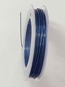 TIGER TAIL - 0.45MM - 10 METRES - STEEL BLUE