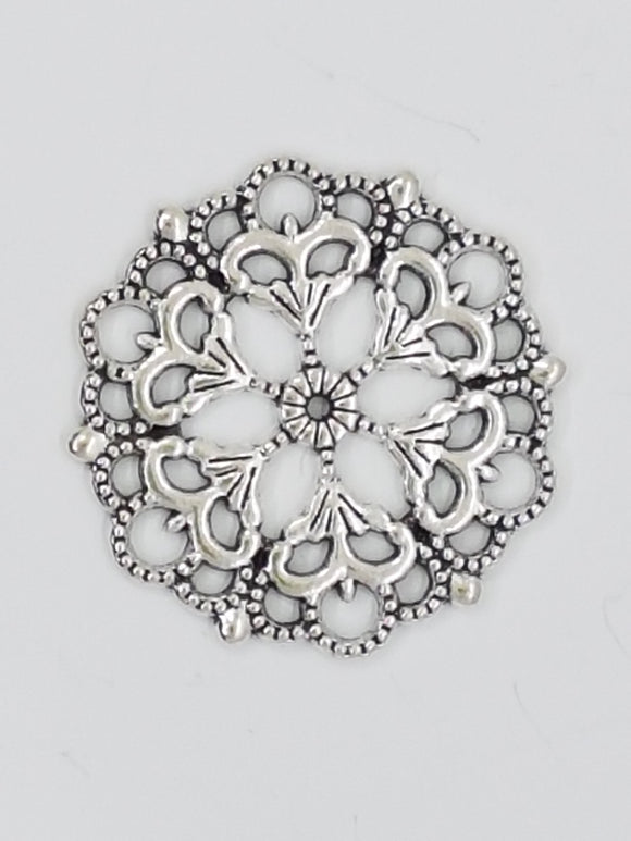 29X1MM TIBETAN STYLE ALLOY JOINER - ANTIQUE SILVER