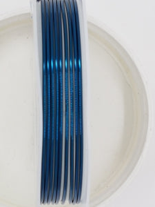 WIRE - COPPER CORE - 18G (1.0MM) TEAL BLUE COLOUR