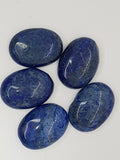 CABOCHONS 30 X 22 X 7-8MM OVAL DYED NATURAL LAPIS LAZULI