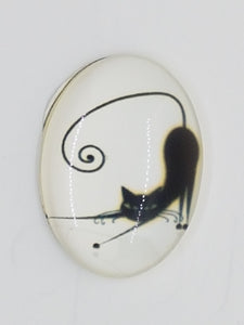 CABOCHON - 30 X 22MM GLASS H/MADE OVAL - CAT 2