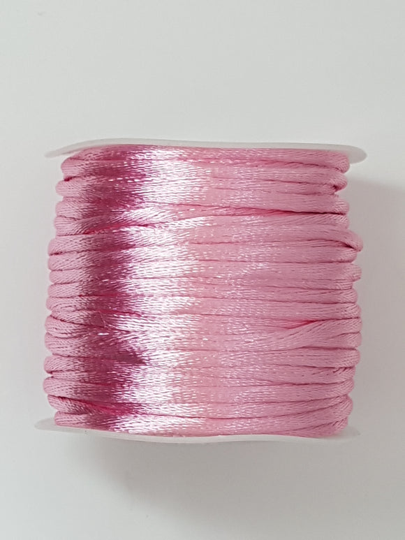 CORD - NYLON  - 2MM BABY PINK COLOUR