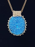 RONNY LEE CREATIONS - HAND BEADED GEMSTONE NECKLACE