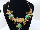 RONNY LEE CREATIONS - HANDMADE WIRE SCULPTURE NECKLACE