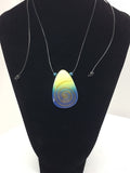 RONNY LEE CREATIONS - HANDMADE POLYMER CLAY & WIRE SCULPTURE NECKLACE