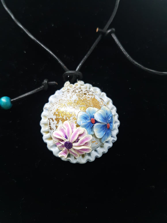 RONNY LEE CREATIONS - HANDMADE POLYMER CLAY NECKLACE