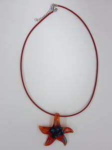CORD - LEATHER NECKLACE - 17'' WITH LOBSTER CLASP