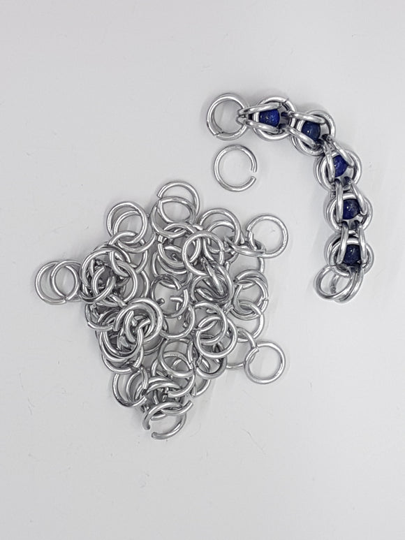 JUMPRINGS - 10 X 1.5MM SILVER - ALUMINIUM