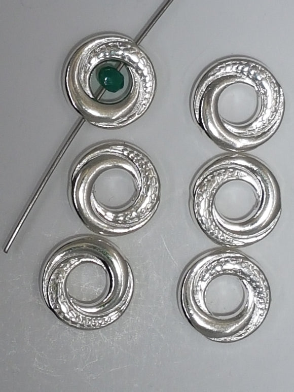 JUMPRINGS- 15 X 2.5MM TIBETAN STYLE - SILVER