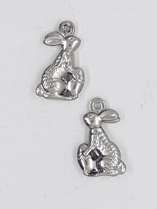 CHARMS - RABBIT - 304 STAINLESS STEEL COLOUR
