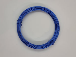 WIRE - ALUMINIUM - 18G (1MM) BLUE COLOUR