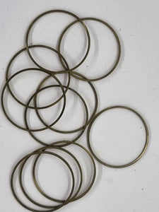 JUMPRINGS- 25 x 1MM LINKING RINGS - SOLDERED - ANT. BRONZE COLOUR