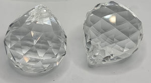 TEARDROP - FACETED CRYSTAL SUNCATCHER - DIAMOND CLEAR