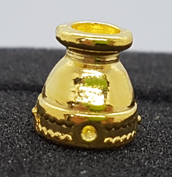 BEAD CAPS - GOLDEN COLOUR - 15X14MM