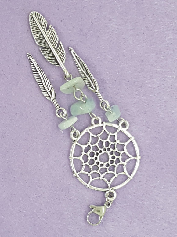 CHARMS - DREAM CATCHER - 98 X 28MM - ANT. SILVER COLOUR