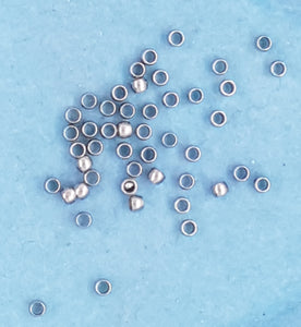 CRIMPS - STAINLESS STEEL - 2MM X 1MM