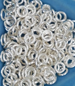 JUMPRINGS - 8MM SILVER -  SOLDERED