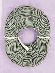 CORD - LEATHER  - 2.0MM GREY COLOUR