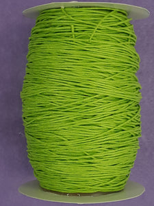 CORD - MACRAME CHINESE WAXED CORD  - 1MM LIGHT GREEN COLOUR