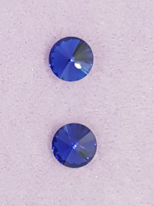 RIVOLI - 12MM GLASS ROUND - COBALT