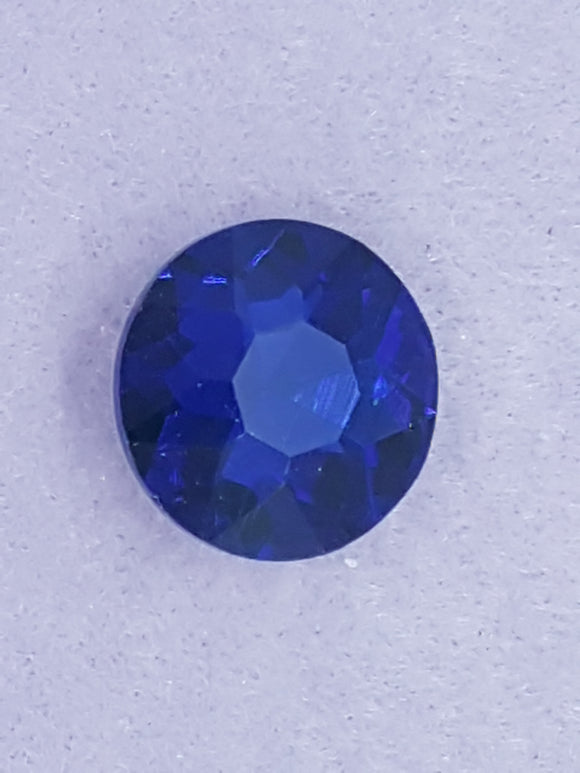 RIVOLI - 27MM GLASS ROUND - ROYAL BLUE