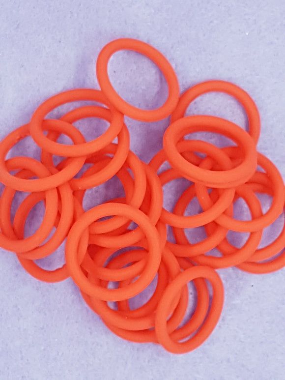 JUMPRINGS - RUBBER 23MM RED/ORANGE COLOUR