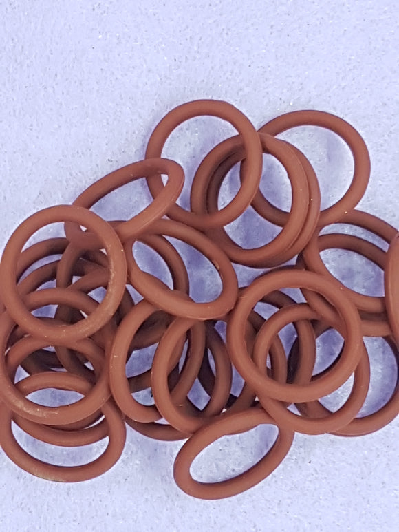 JUMPRINGS - RUBBER 23MM RUST BROWN COLOUR