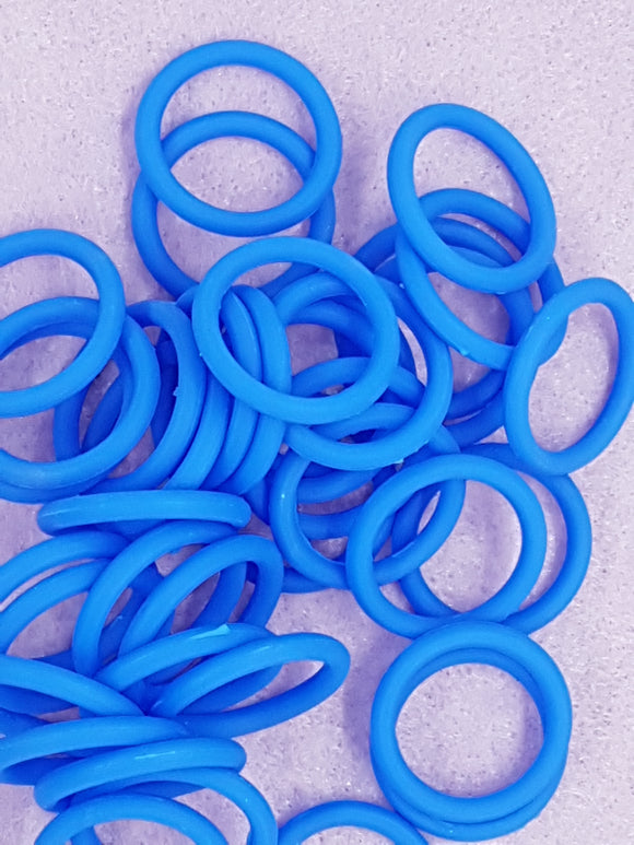 JUMPRINGS - RUBBER 23MM MID. BLUE COLOUR