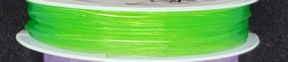 STRETCH BEADING THREAD- 1MM - LIME COLOUR