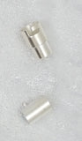 CLASPS - MAGNETIC SILVER SCREW CLASP