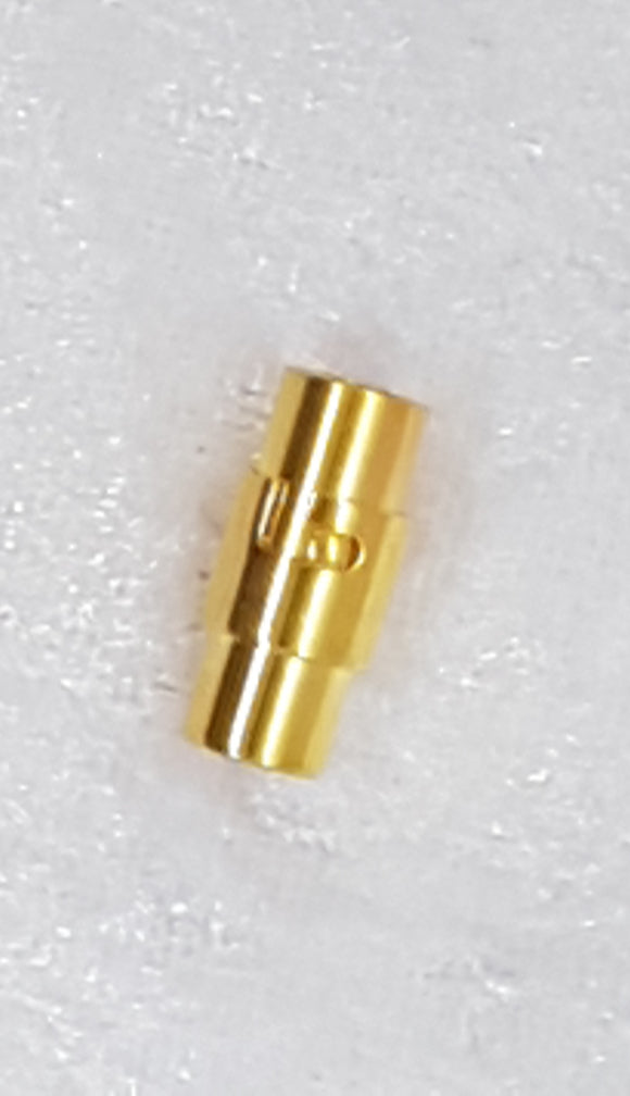 CLASPS - MAGNETIC - BRASS - GOLD COLOUR SCREW CLASP