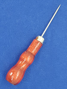 BEADING AWL - WITH WOODEN HANDLE