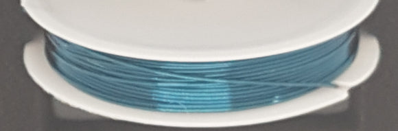 WIRE - COPPER CORE - 20G (0.8MM) PRUSSIAN BLUE COLOUR