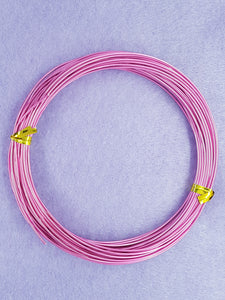 WIRE - ALUMINIUM - 18G (1MM) DARK PINK COLOUR