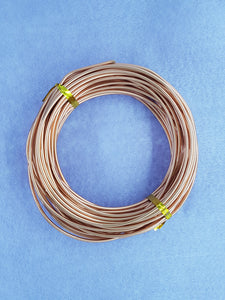 WIRE - ALUMINIUM - 12G (2MM) COPPER COLOUR (Burlywood)